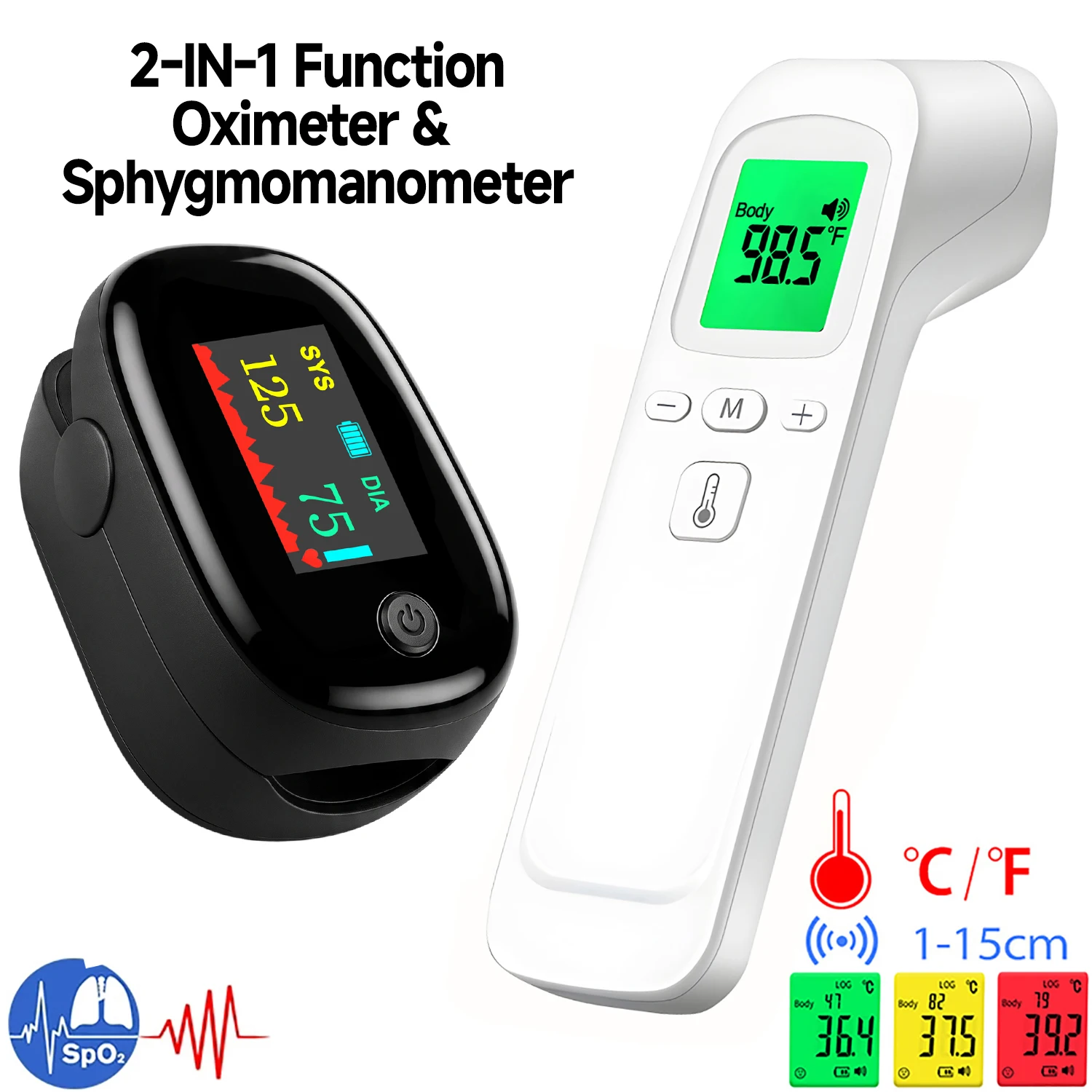 Body IR Thermometer Non-contac - Pulse Oximeter ulasan dan harga