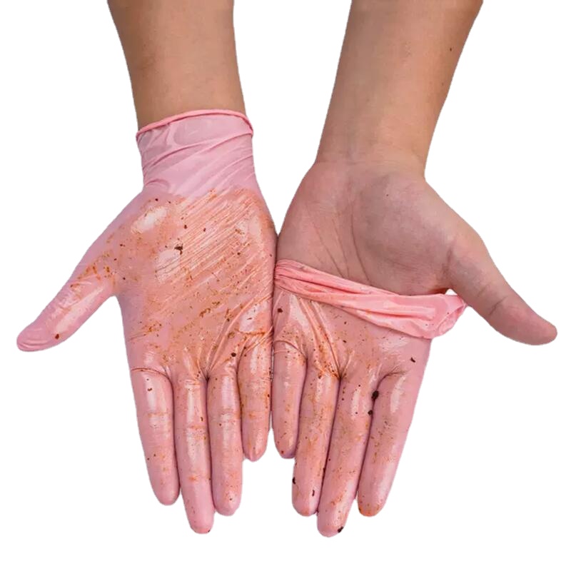 50/100PCS Pink Nitrile Gloves  - Medical Gloves ulasan dan harga