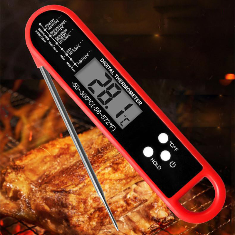 Foldable Meat Thermometer Digi - Thermometer Digital ulasan dan harga