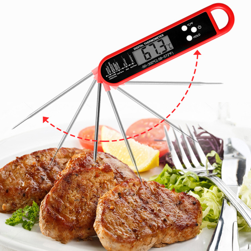 Foldable Meat Thermometer Digi - Thermometer Digital ulasan dan harga