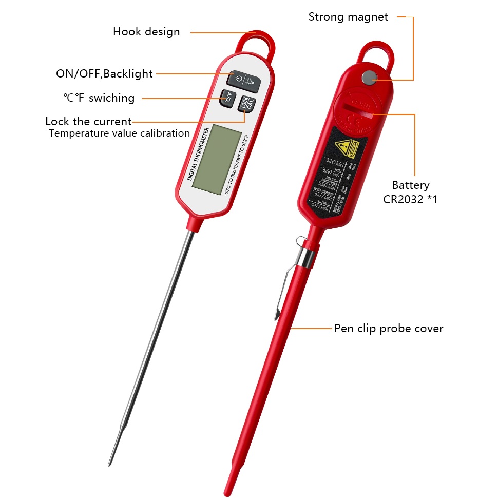 Digital Meat Thermometer  Inst - Thermometer Digital ulasan dan harga