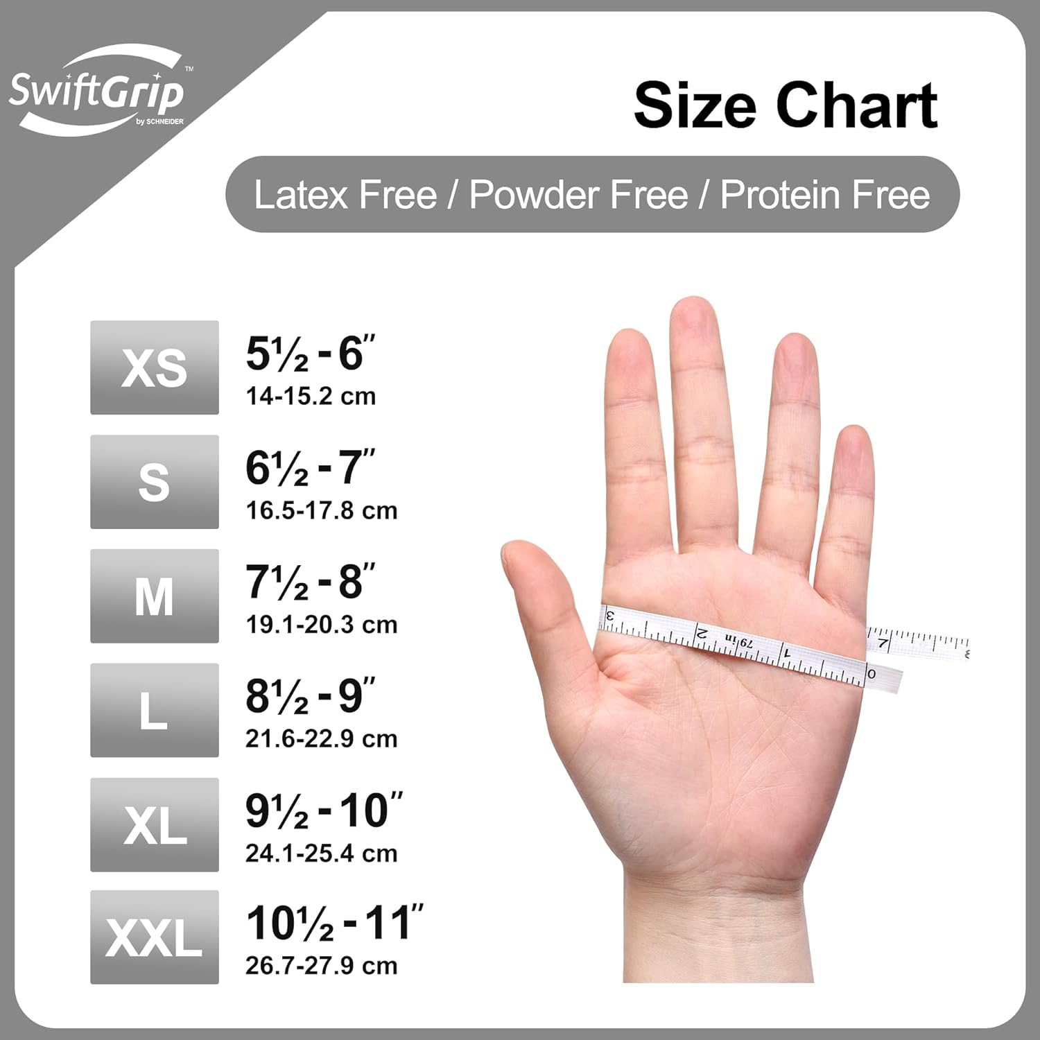 Heavy Duty White Nitrile Glove - Medical Gloves ulasan dan harga