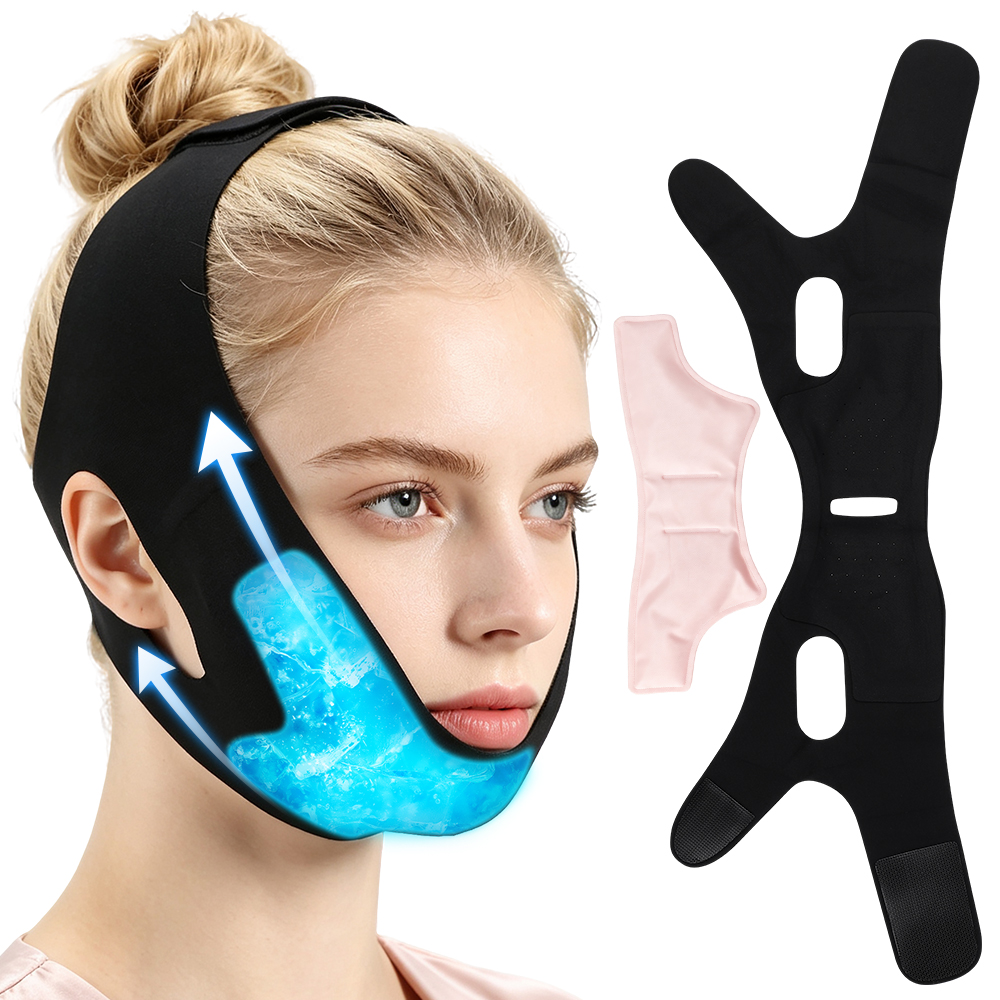 Face Ice Pack with Reusable Ho - Surgical Mask ulasan dan harga