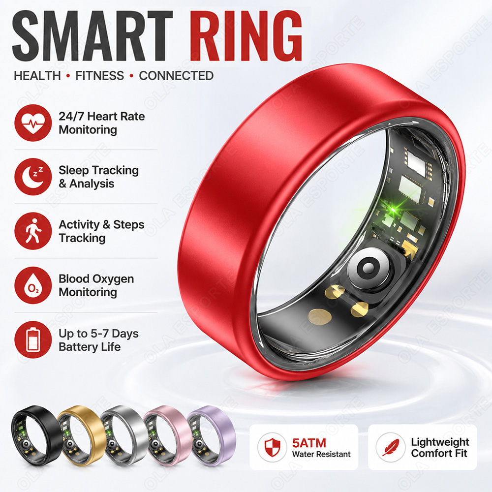 Smart Ring Heart Rate Blood Pr - Blood Pressure Monitor ulasan dan harga