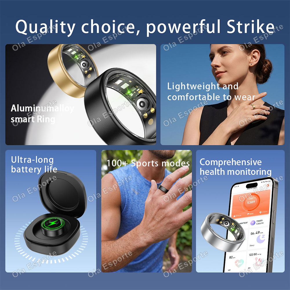Ola Esporte Smart Ring Men Wom - Blood Pressure Monitor ulasan dan harga