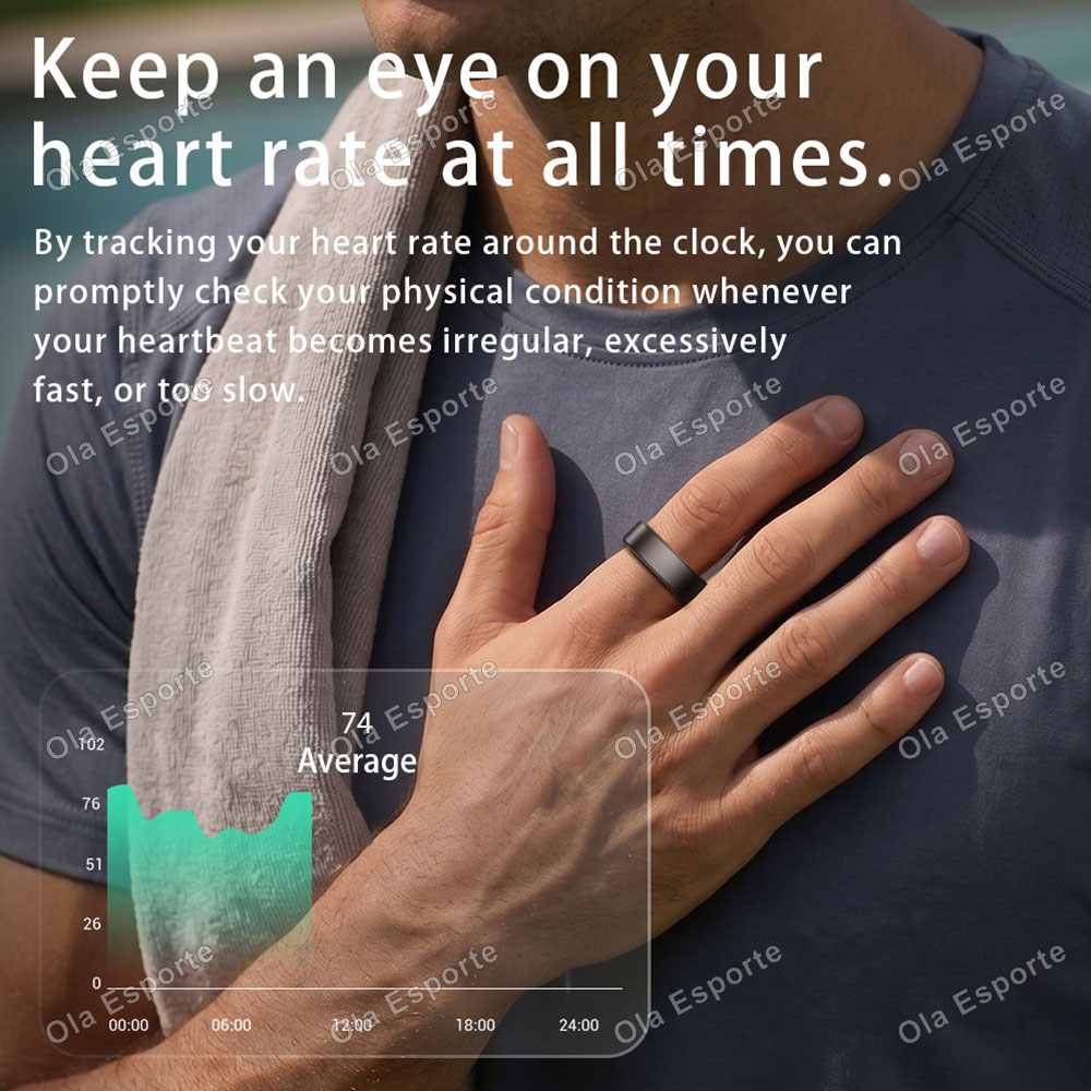 Ola Esporte Smart Ring Men Wom - Blood Pressure Monitor ulasan dan harga