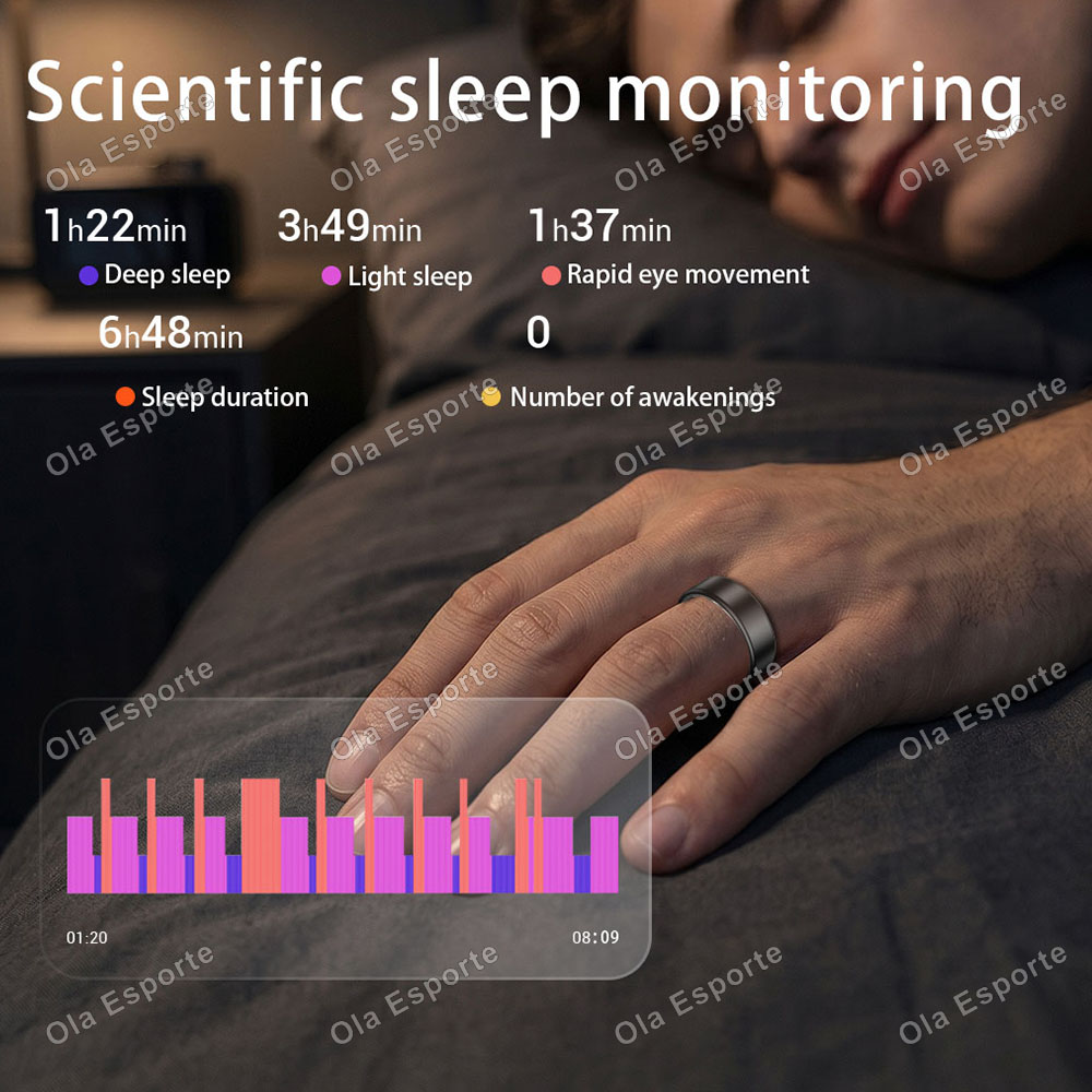 Ola Esporte Smart Ring Men Wom - Blood Pressure Monitor ulasan dan harga