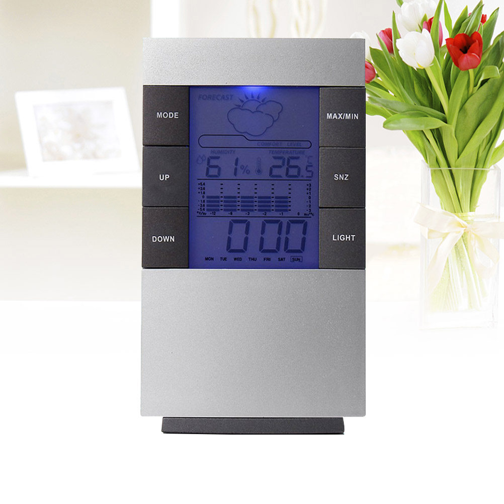 1Pcs LCD Digital Alarm Clock T - Thermometer Digital ulasan dan harga