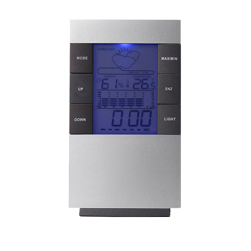 1Pcs LCD Digital Alarm Clock T - Thermometer Digital ulasan dan harga