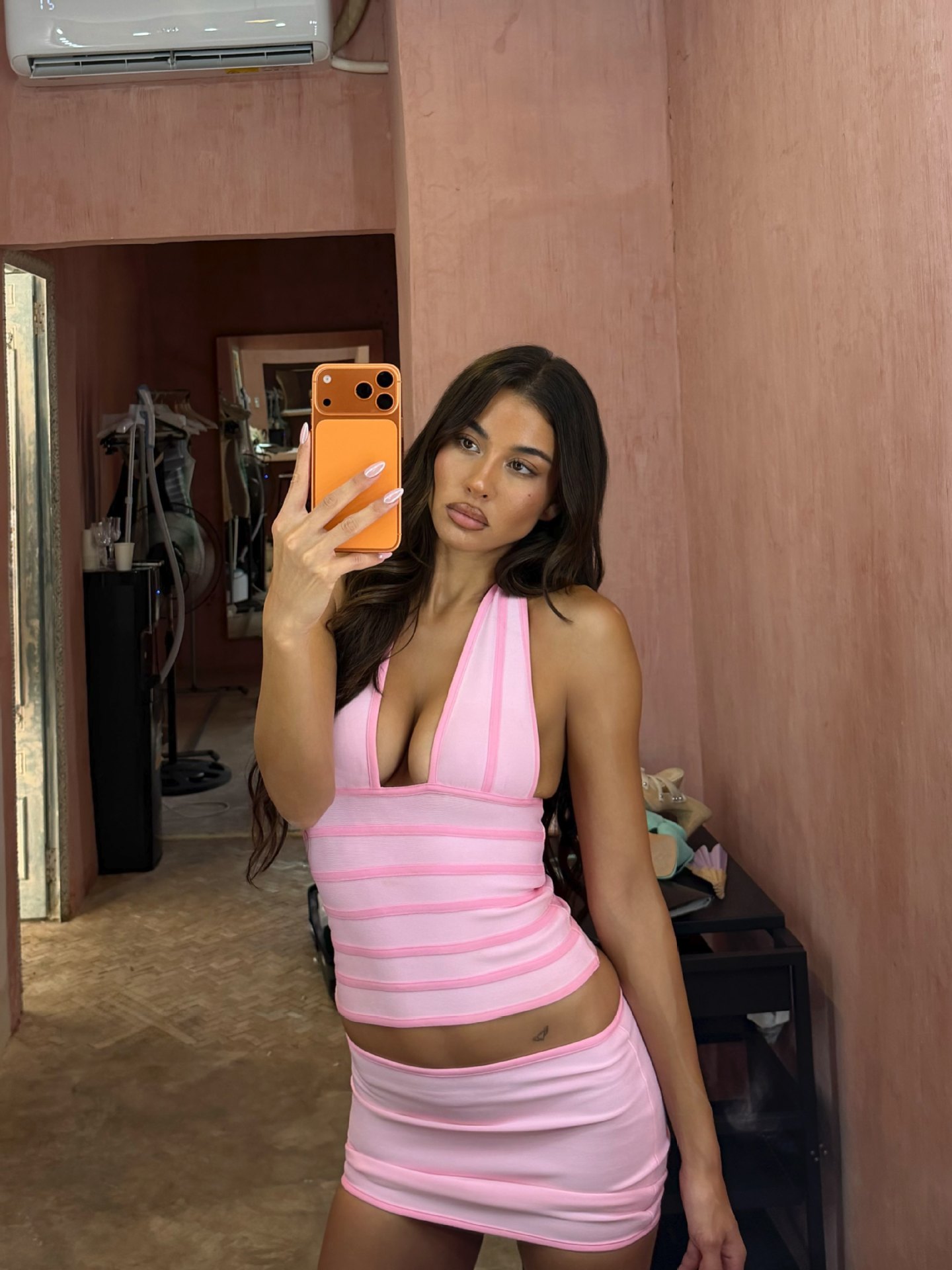 Elegant Halter Bandage 2 Piece - Bandage ulasan dan harga