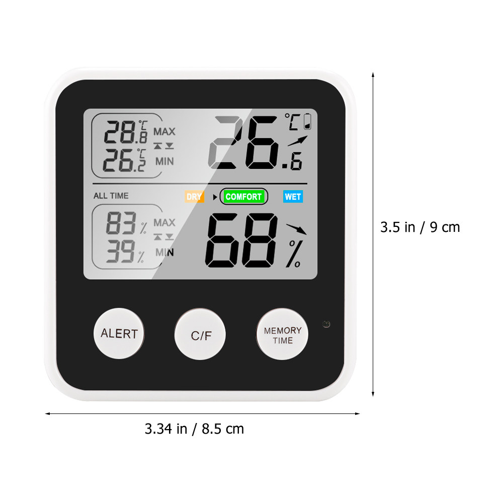 Mini Digital Hygrometer Thermo - Thermometer Digital ulasan dan harga