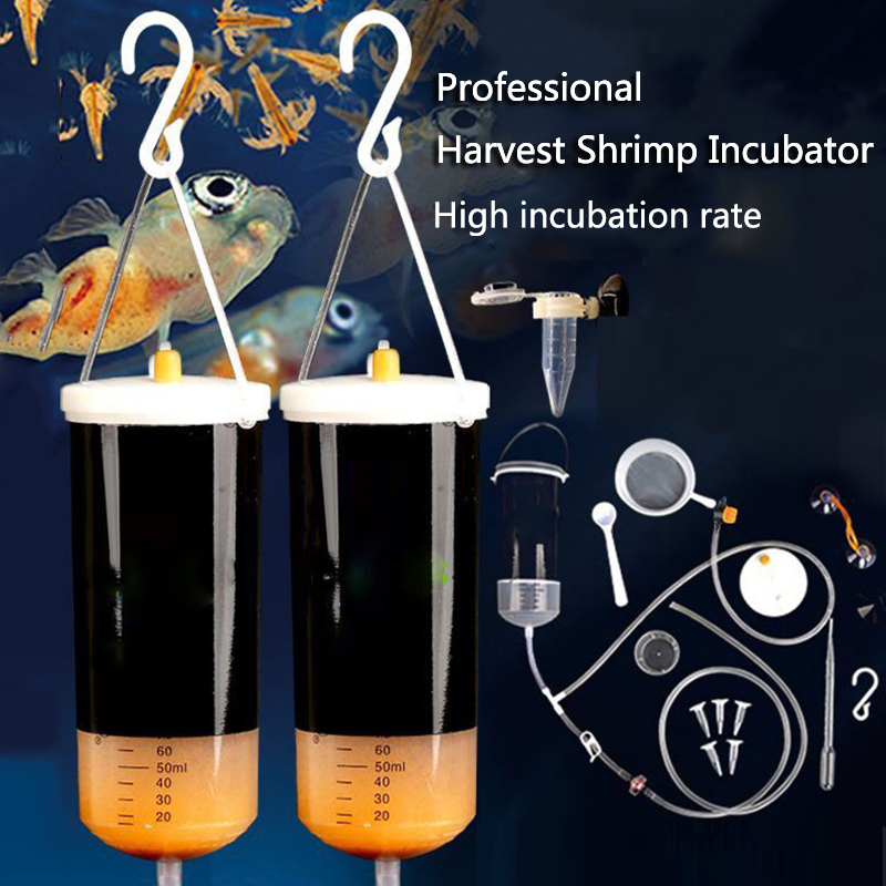 250/500ml Aquarium Brine Shrim - Lab Incubator ulasan dan harga
