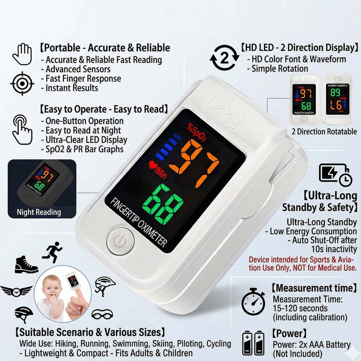 Mini LCD Digital Thermometer H - Thermometer Digital ulasan dan harga