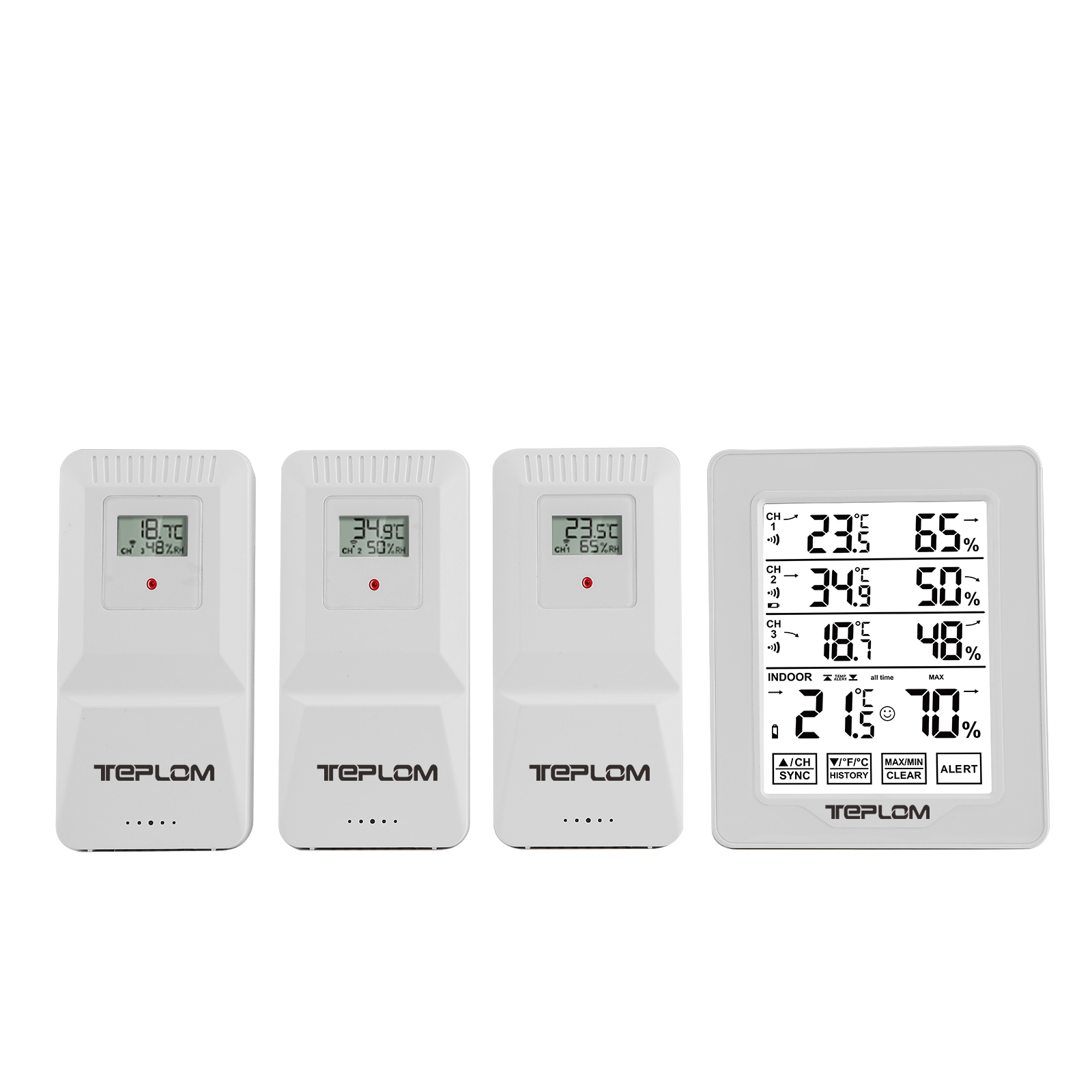 3-In-1 Wireless Indoor Outdoor - Thermometer Digital ulasan dan harga