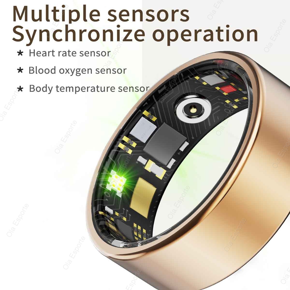 Titanium Alloy Smart Ring, Hea - Blood Pressure Monitor ulasan dan harga